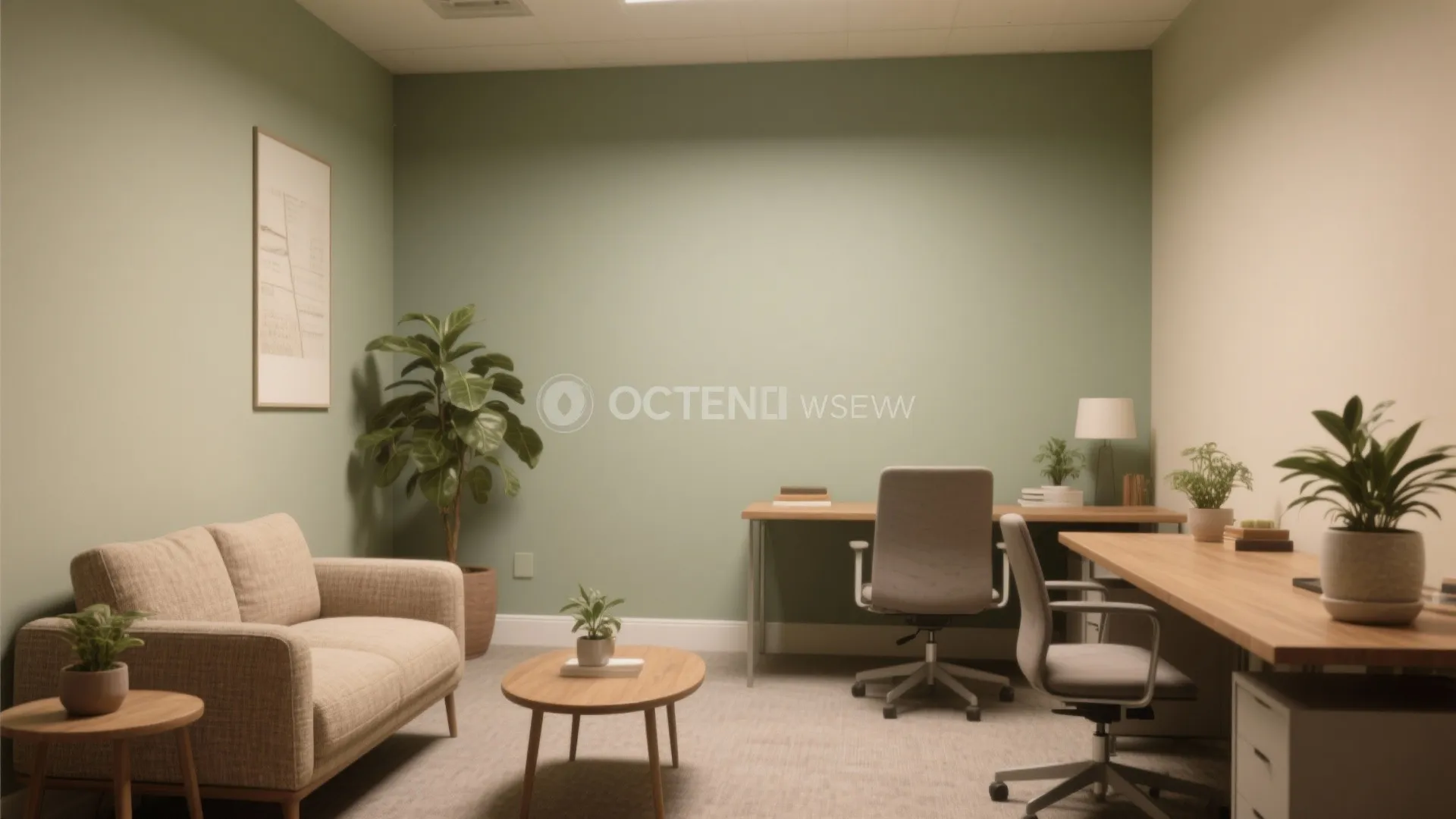 4. Muted Sage and Earth Tones — Calm, Modern, and Versatile