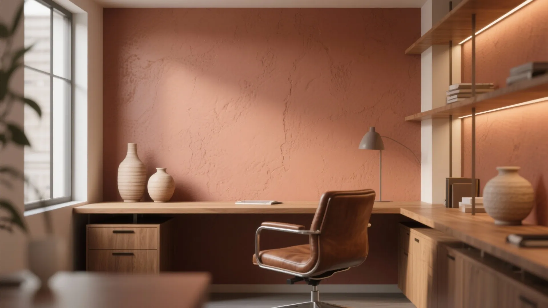 3. Muted Terracotta for Warm Focus
