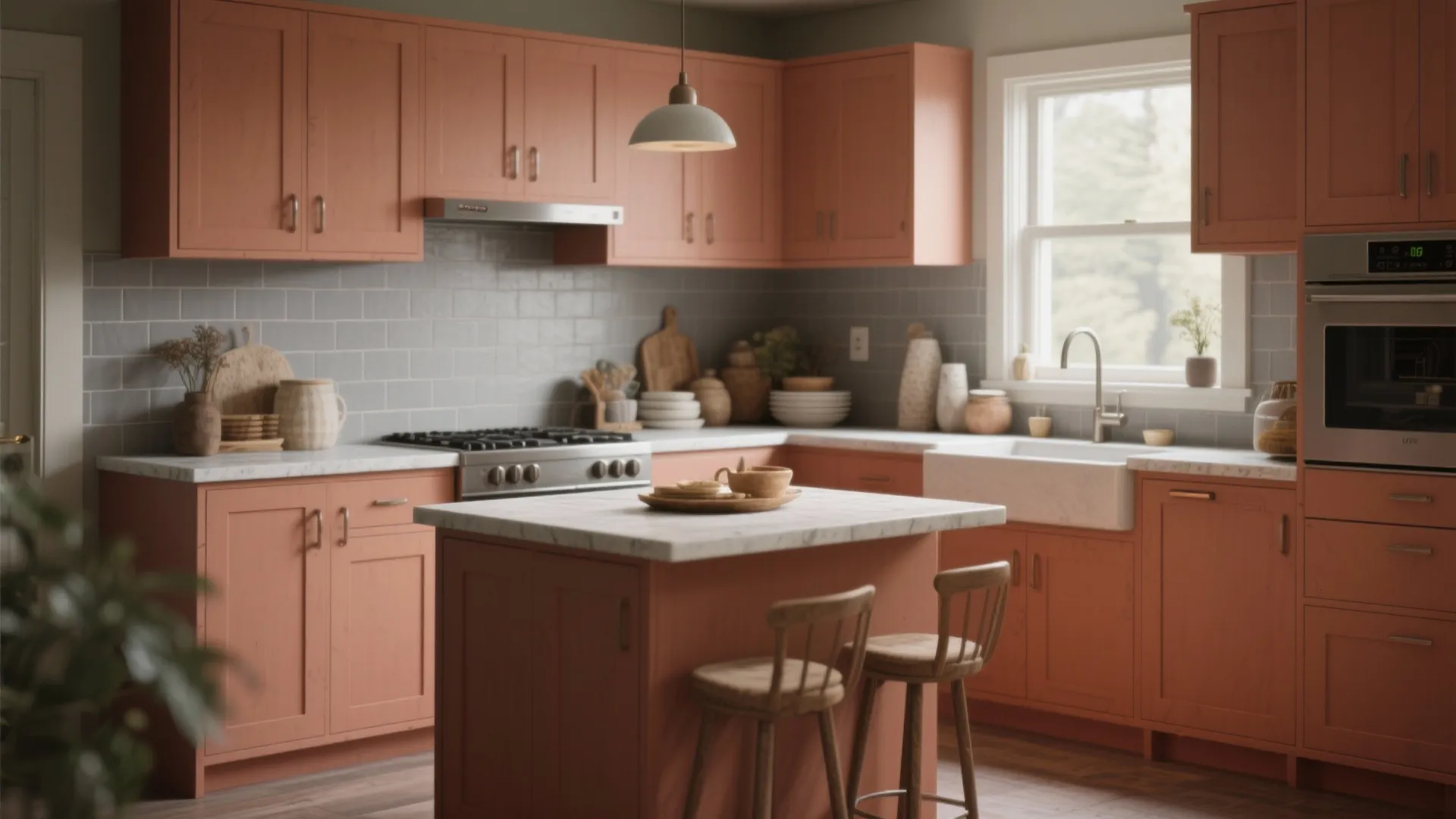 5. Muted Terracotta for a Cozy Feel