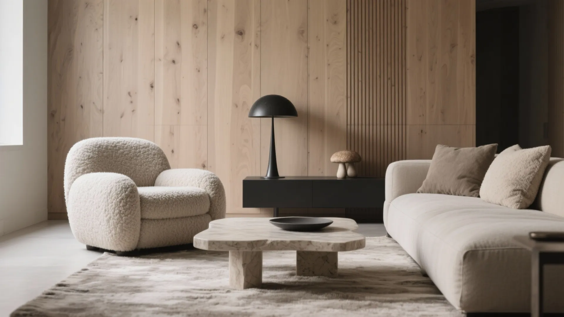 Muted luxury with texture layering