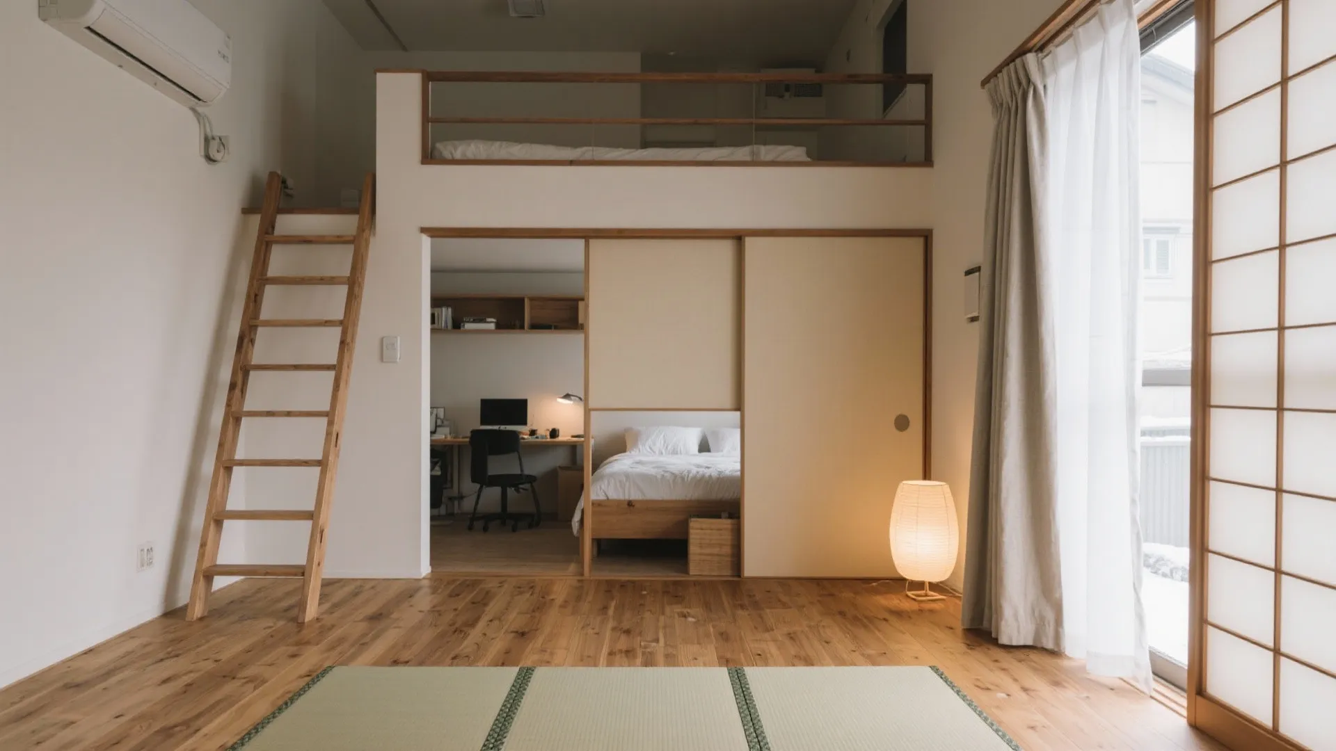 長野市のロフト付き小住宅デザイン5選｜日本室内デザインの視点: ロフトを“眠るだけの上階”にしない。動線・収納・採光で生かす長野市の小空間術