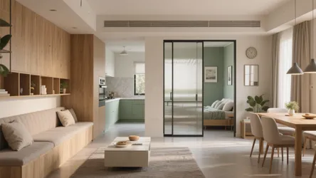 2 BHK Flat in Nagpur: 5 Space-Smart Design Ideas