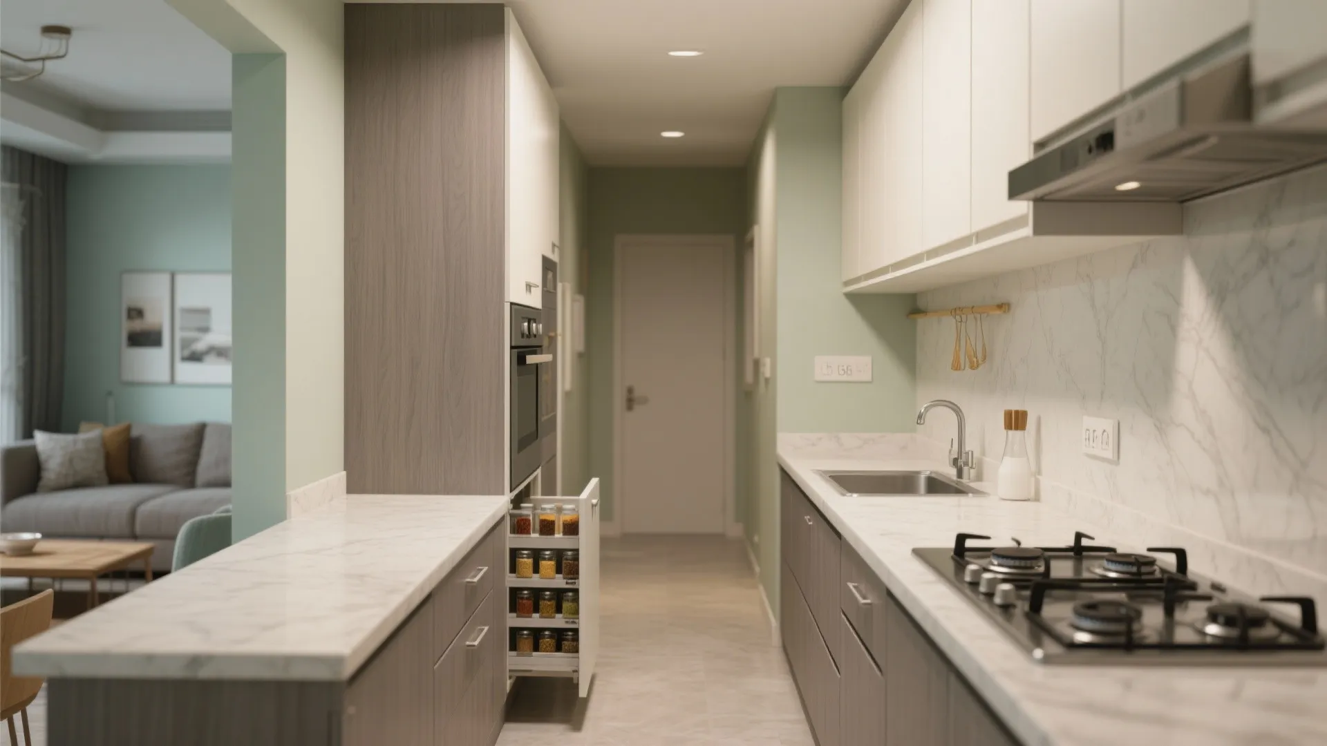 Minimalist Kitchen Storage That Works in Nagpur