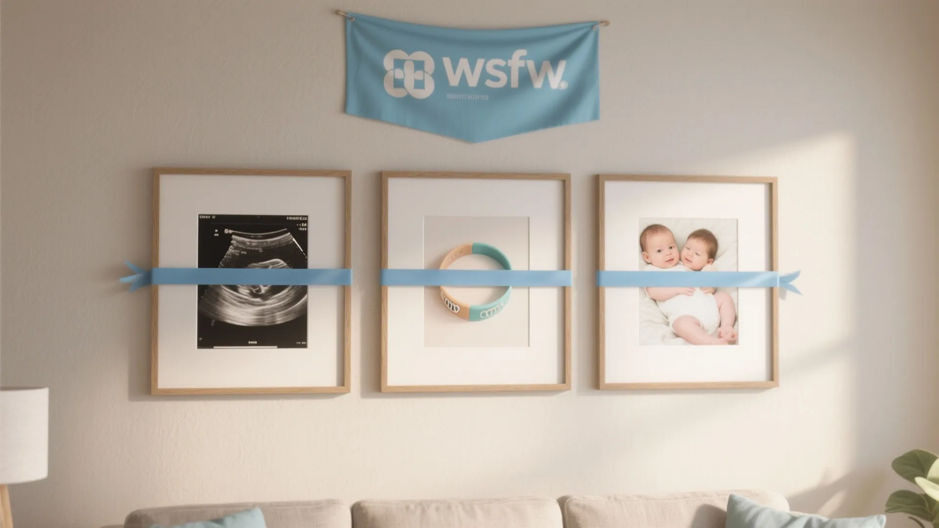 Name Banner and Photo Story Wall