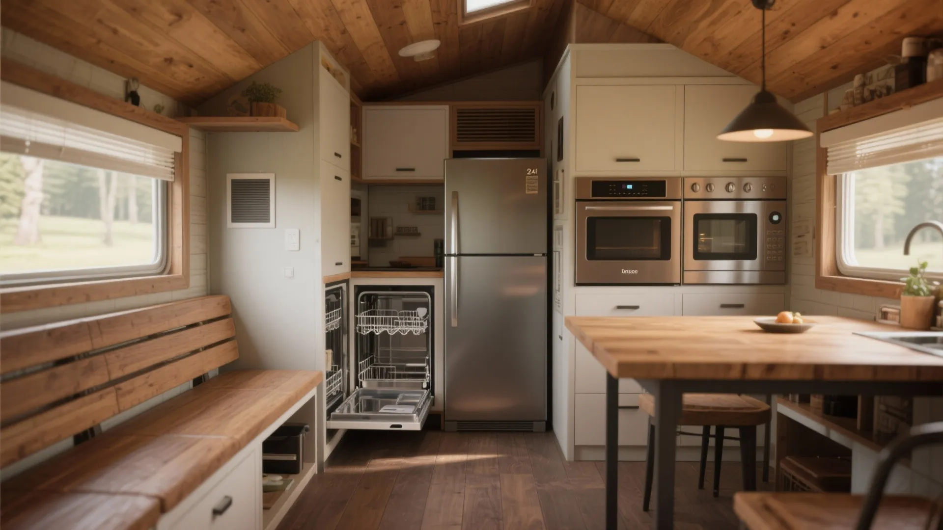 4. Choose narrow appliances and multifunctional pieces