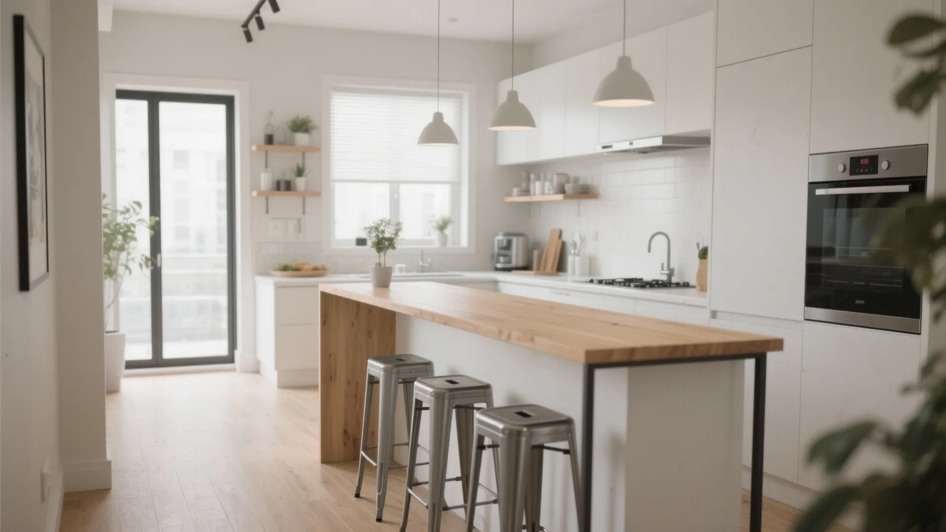 7. Narrow Bar-Height Tables