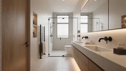Narrow Bathroom Ideas: 5 Space-Saving Solutions