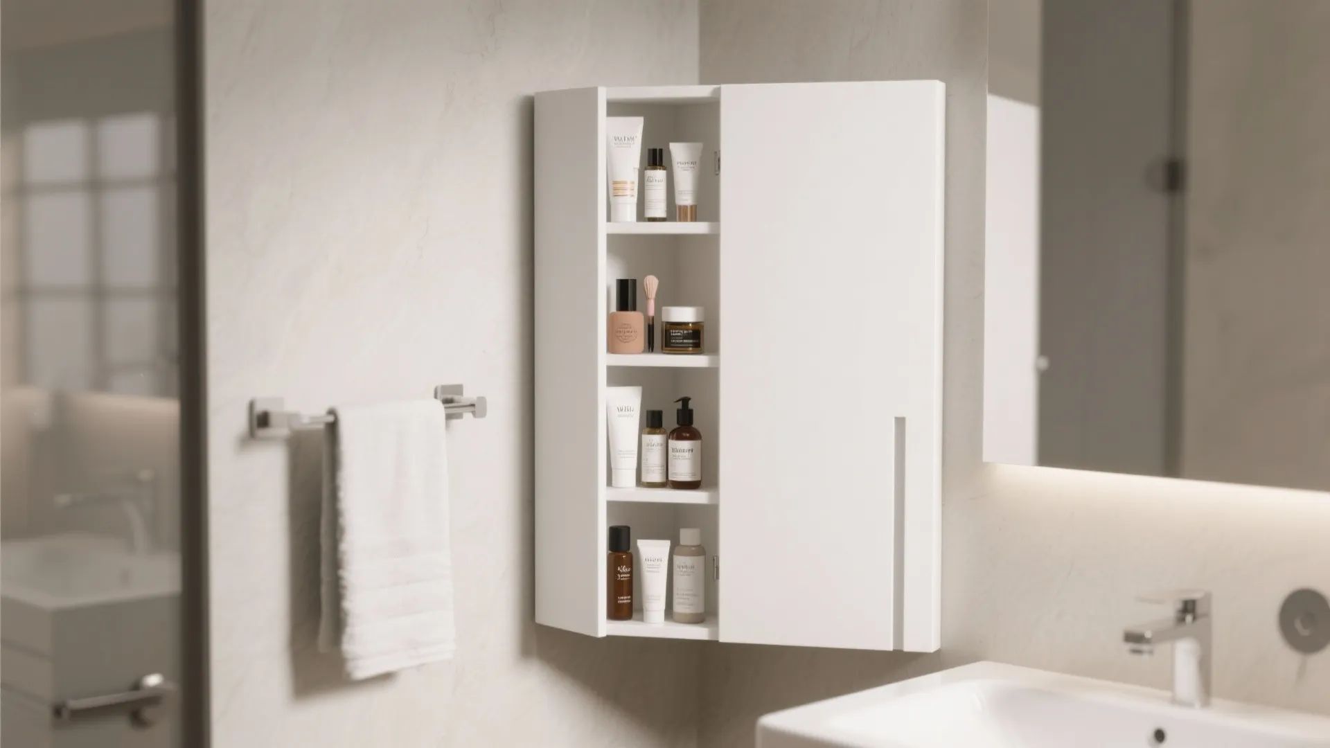 2. Narrow vertical cabinets