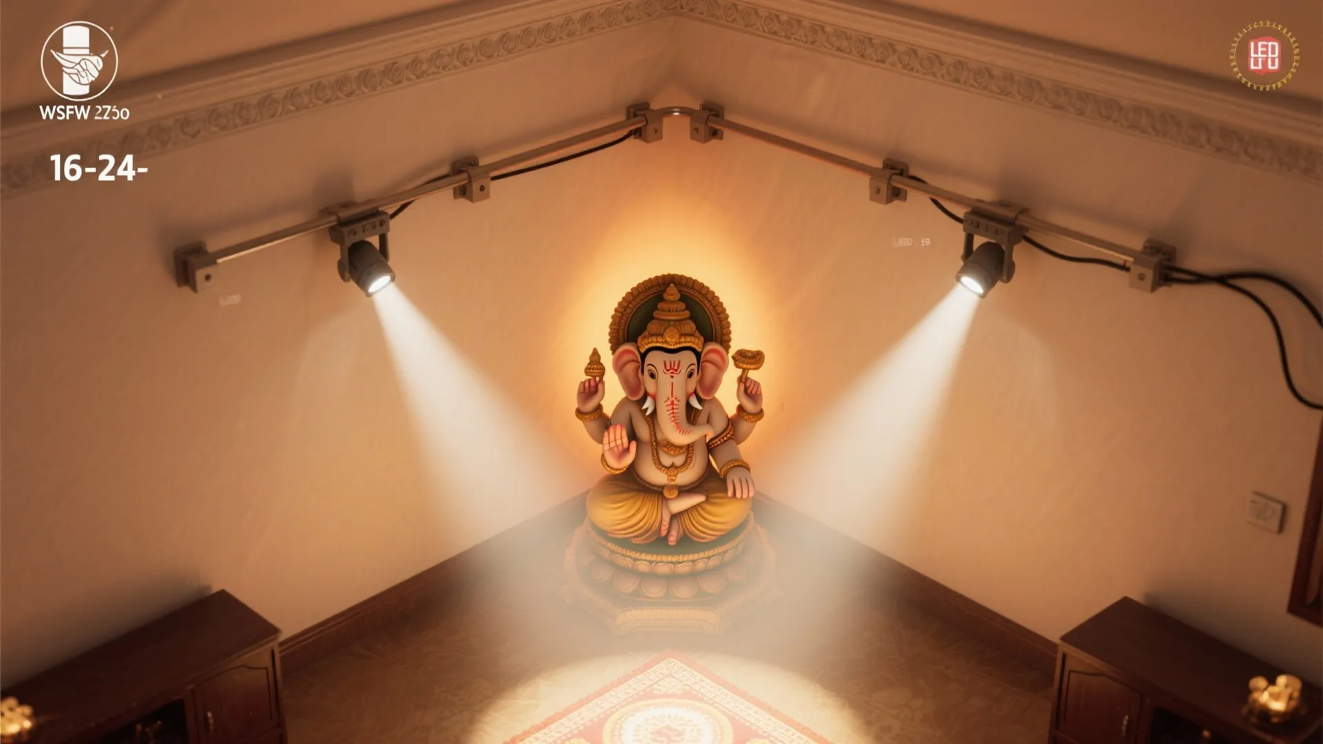 “Mandap Spotlight” with Narrow Beam LEDs