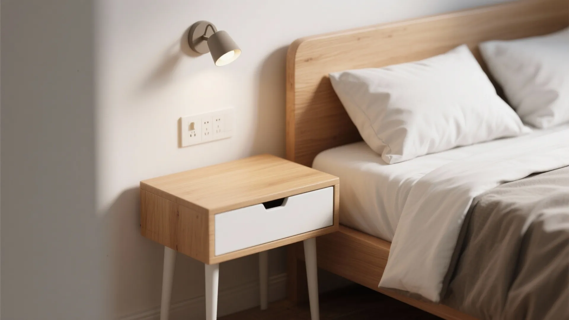 6. Narrow Bedside Tables