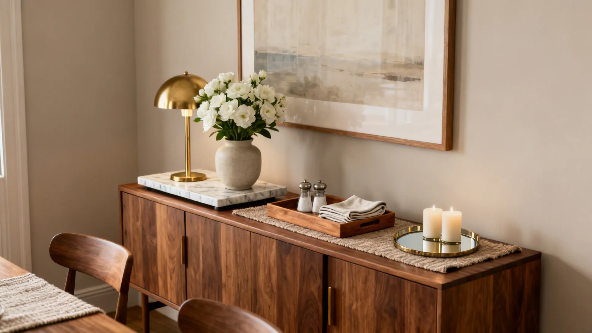 5 Dining Room Buffet Table Decor Ideas