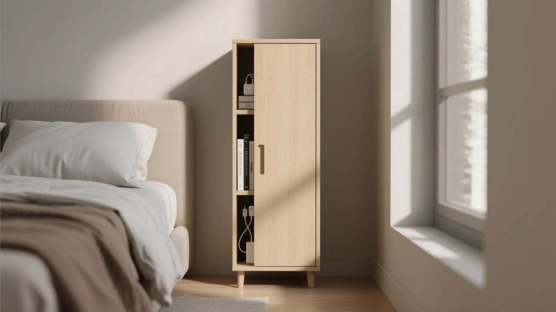 2. Narrow vertical cabinet