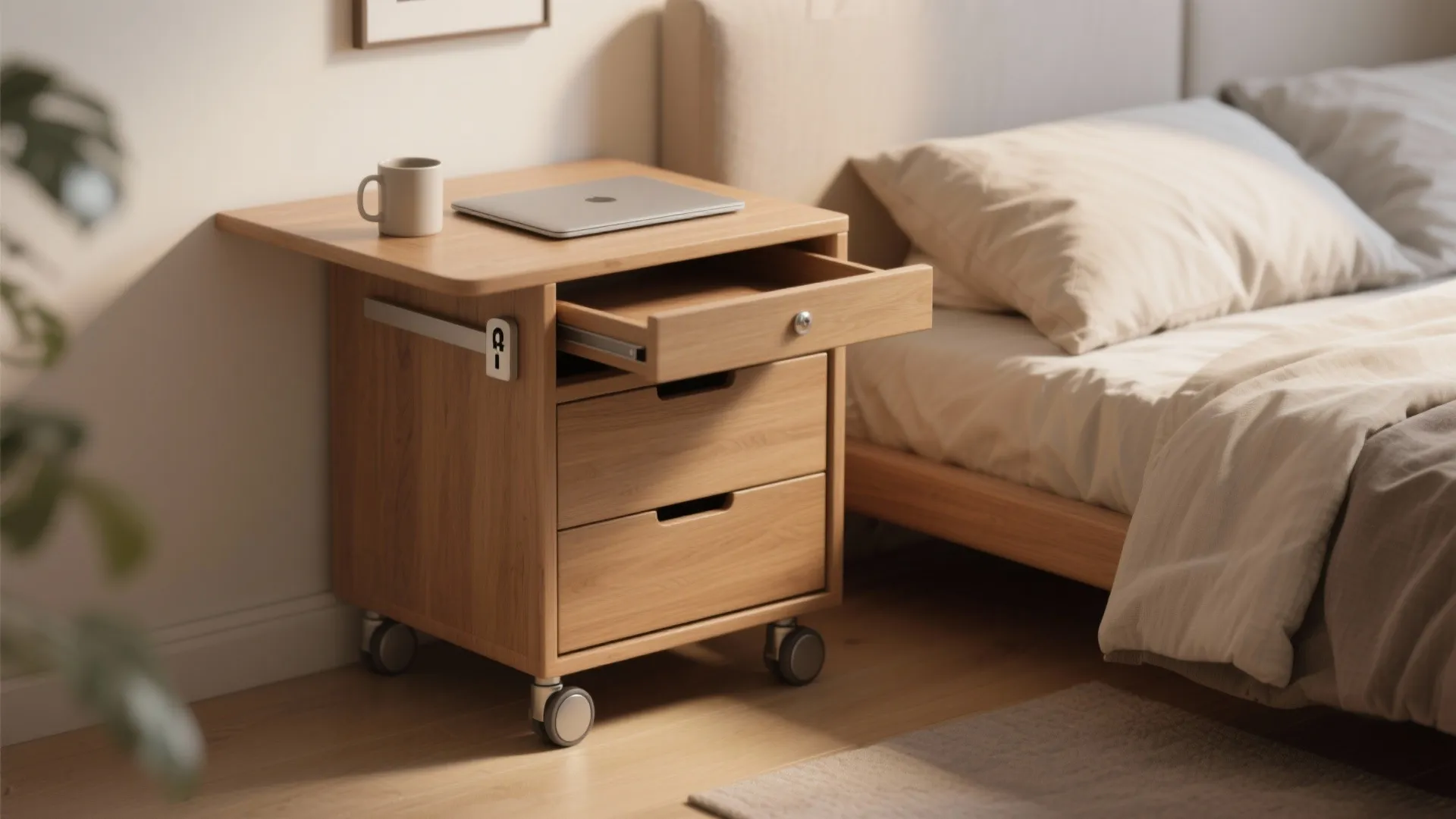 2. Narrow Cabinet on Casters