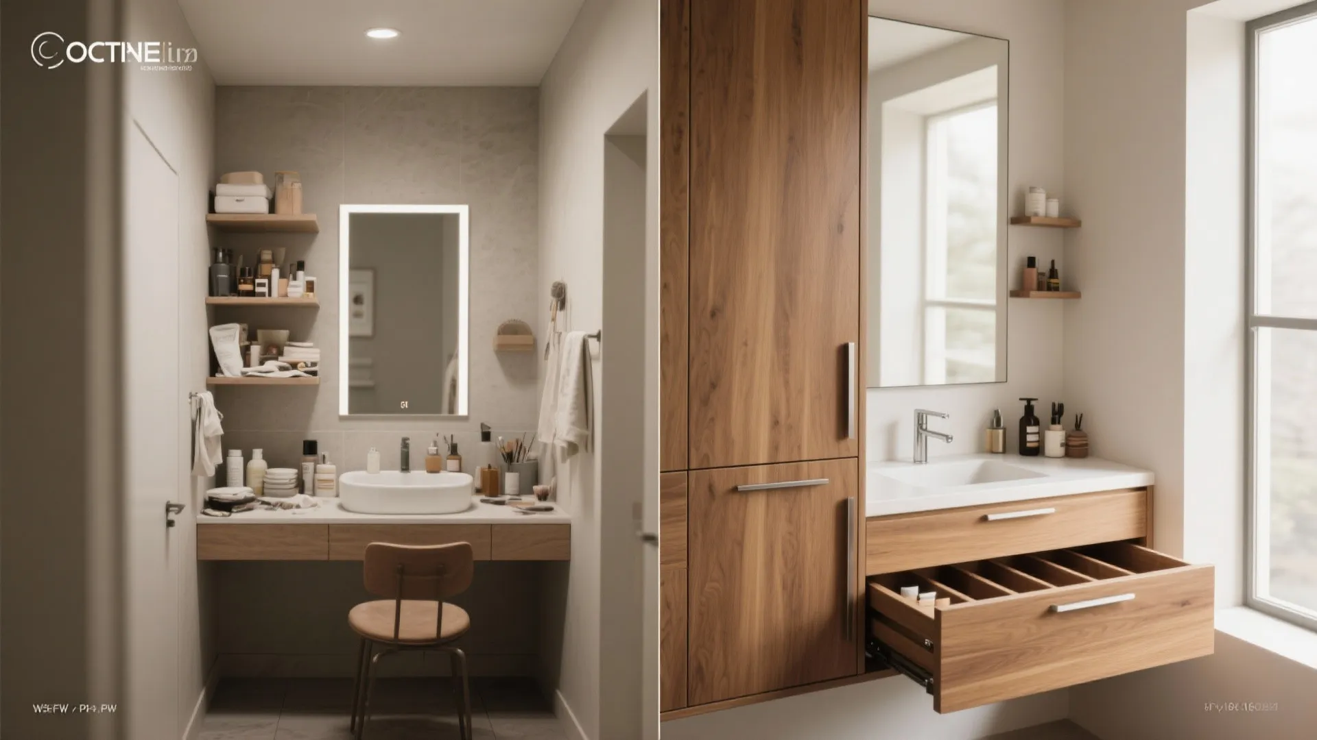 5. Repurpose narrow cabinets and drawer systems