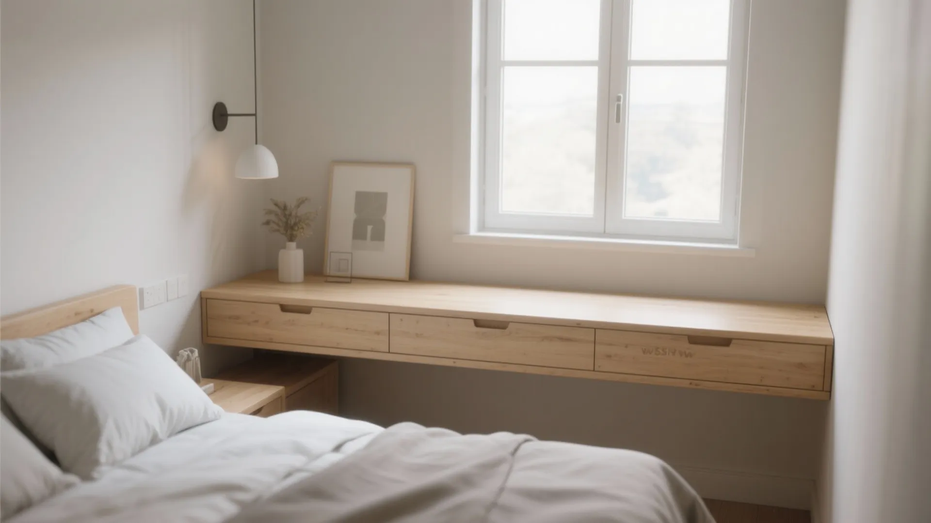 9. Narrow Console as Dresser