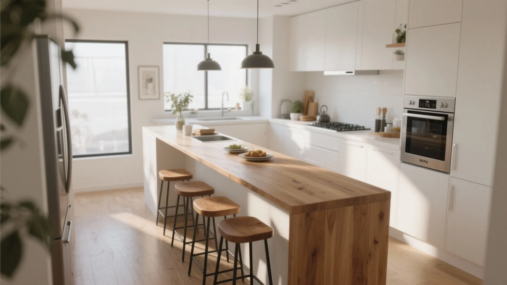 5. Narrow Counter-height Table