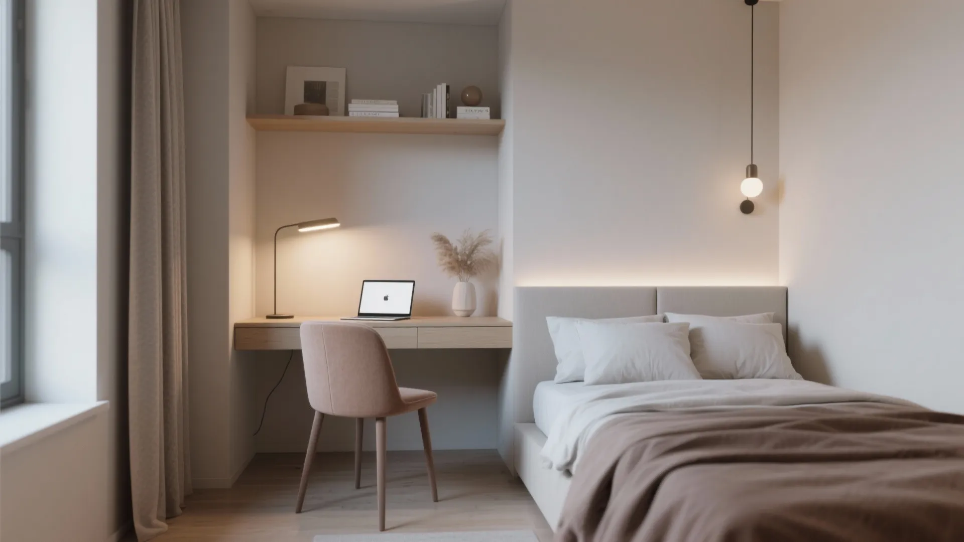 3. Narrow Desk or Vanity