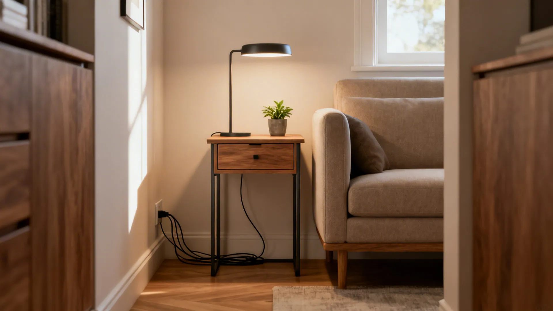 5 Narrow End Table Ideas with Storage