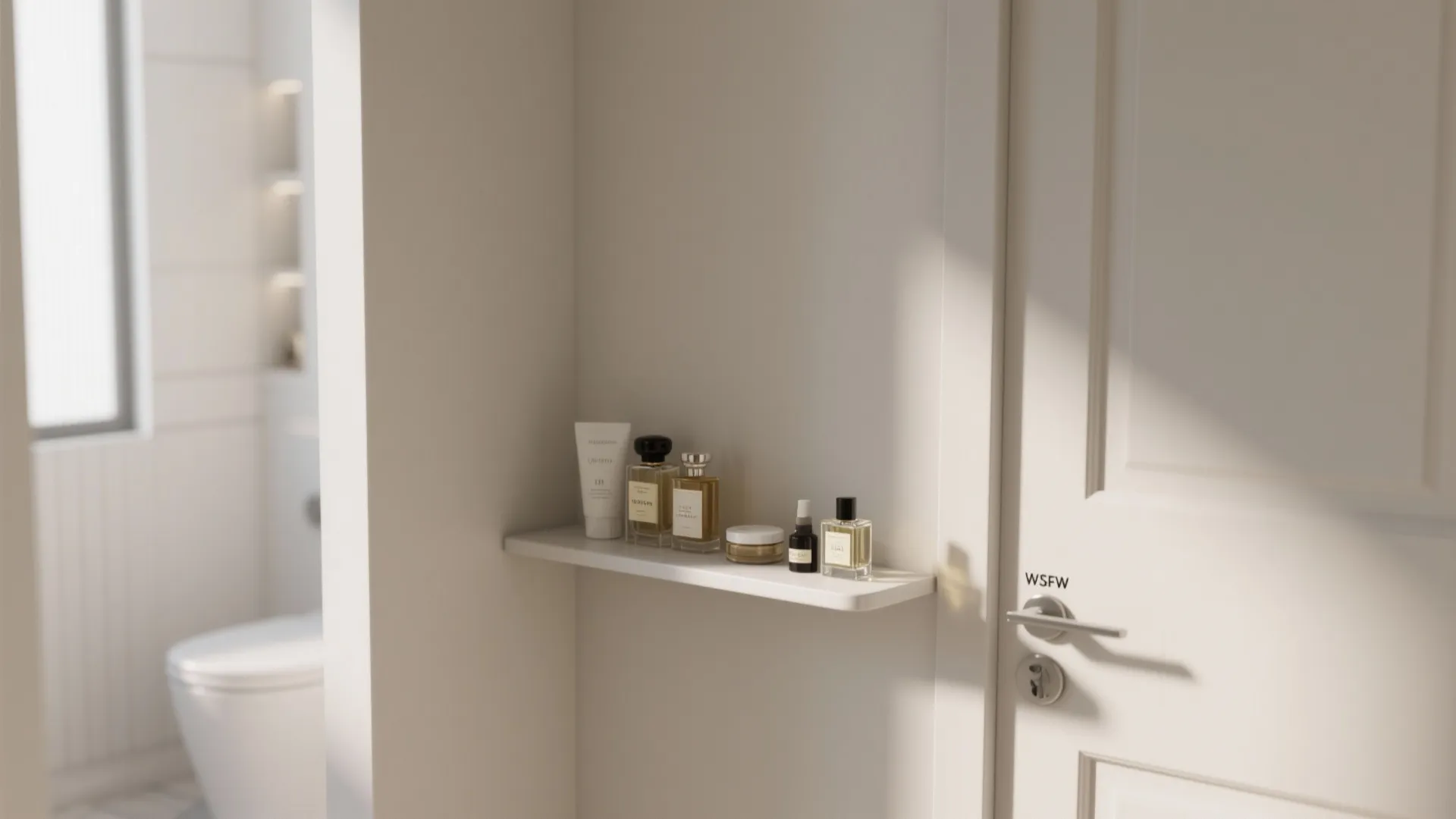 9. Narrow Entry Shelf