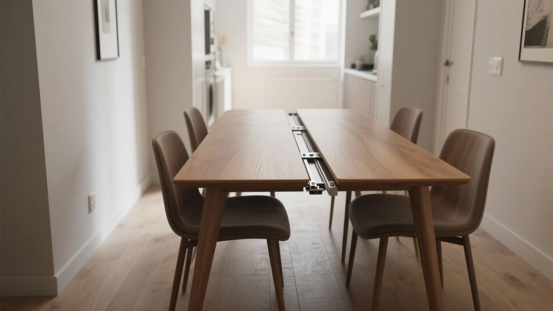 2. Narrow extendable table