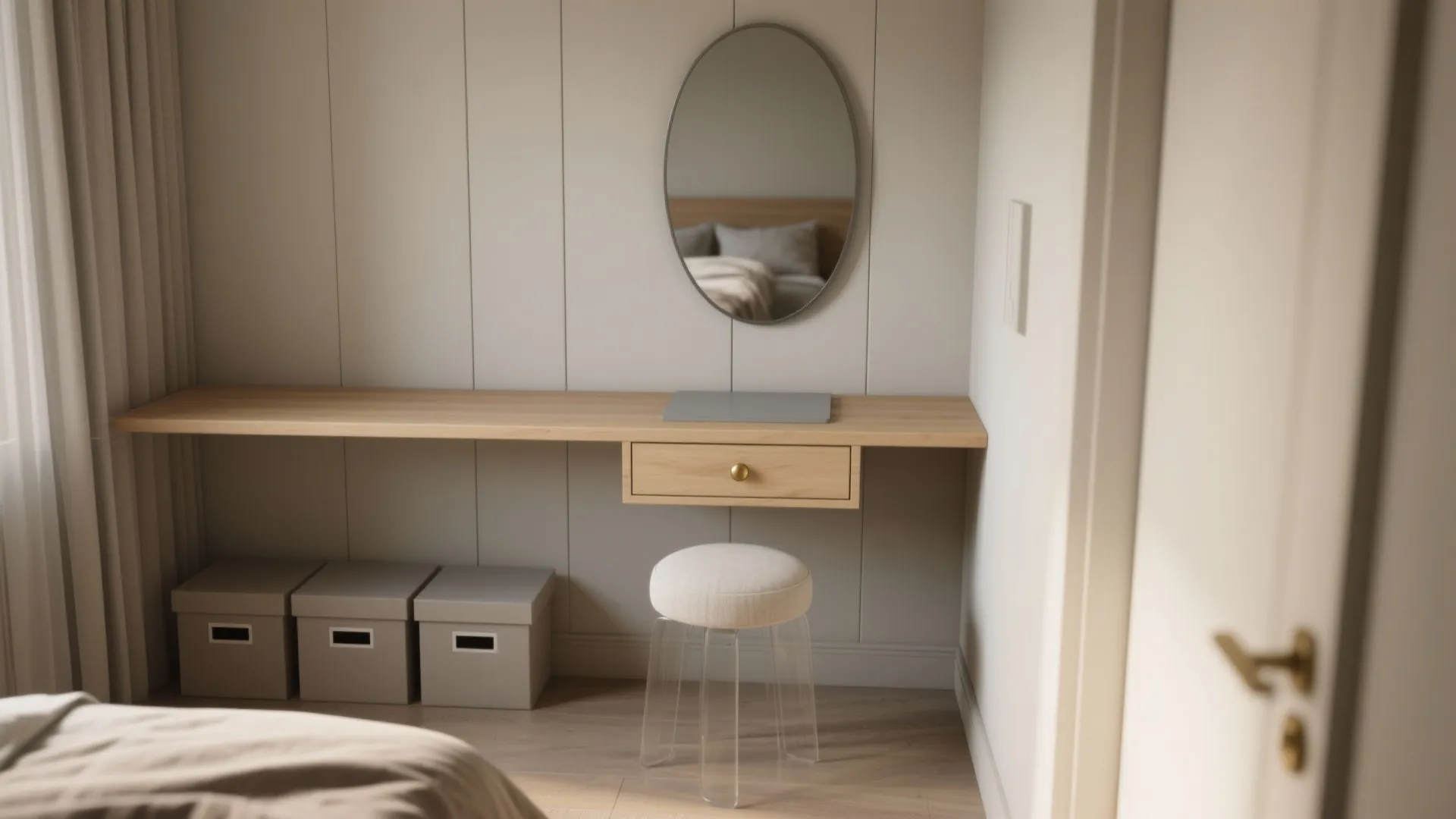 1. Narrow Floating Vanity