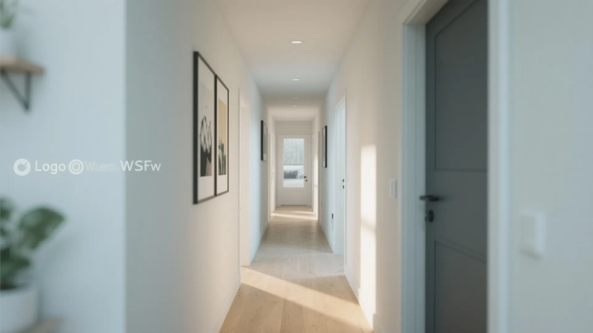 9. Narrow but Functional Hallways