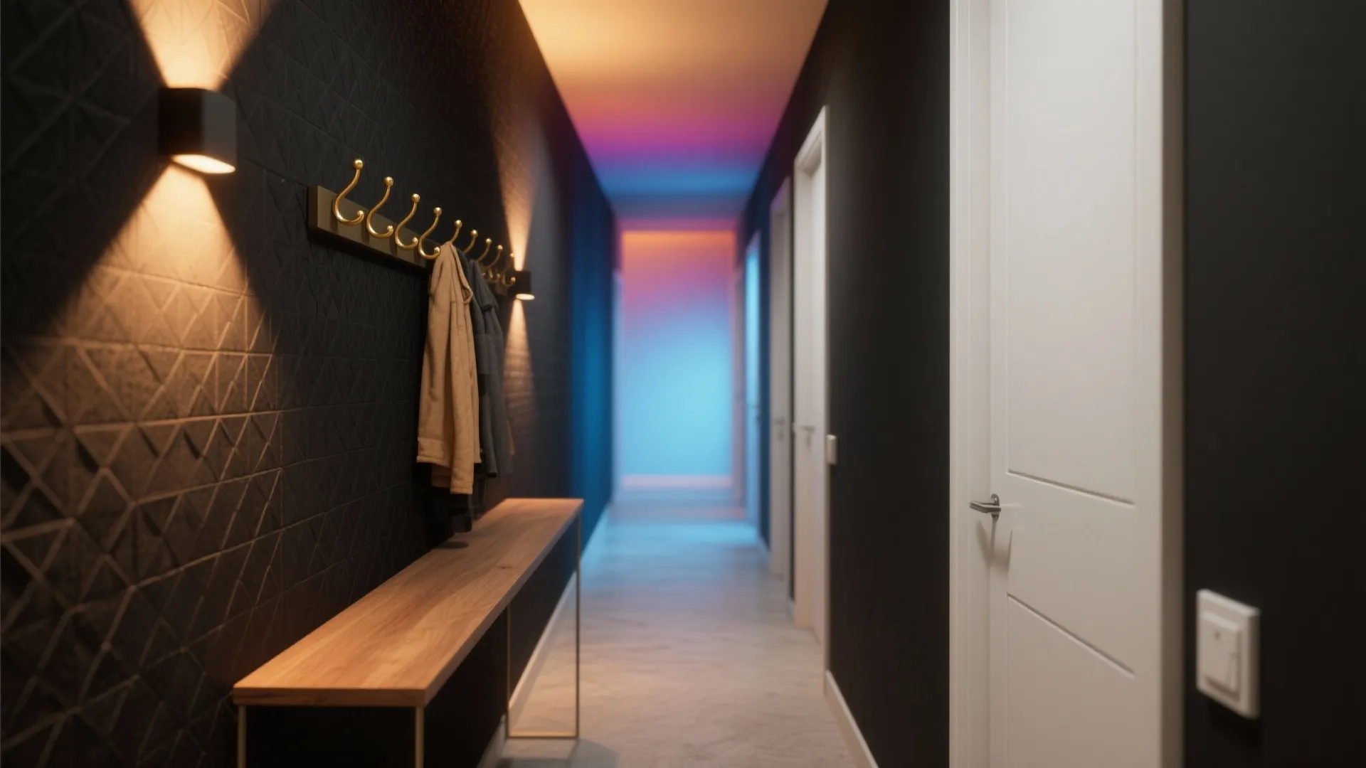 5 Color-Changing Wall Light Ideas: Small spaces, big mood: 5 creative ways to use color-changing wall lights in your home