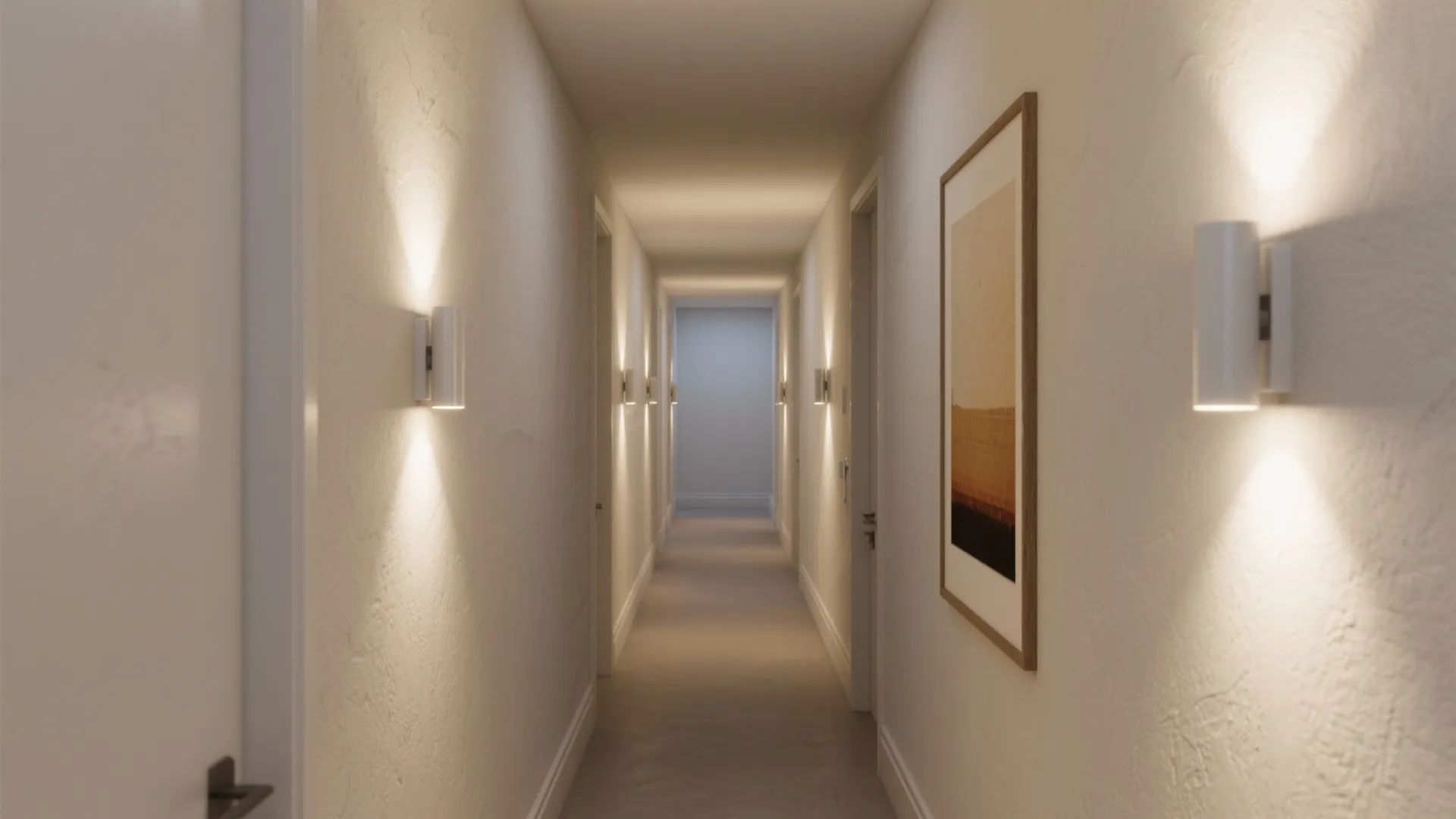 Low-Profile Sconces for Narrow Hallways
