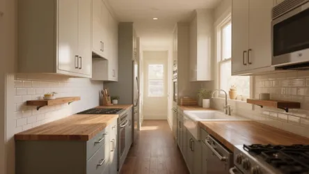 Narrow Kitchen Cabinets: 5 Smart Ideas