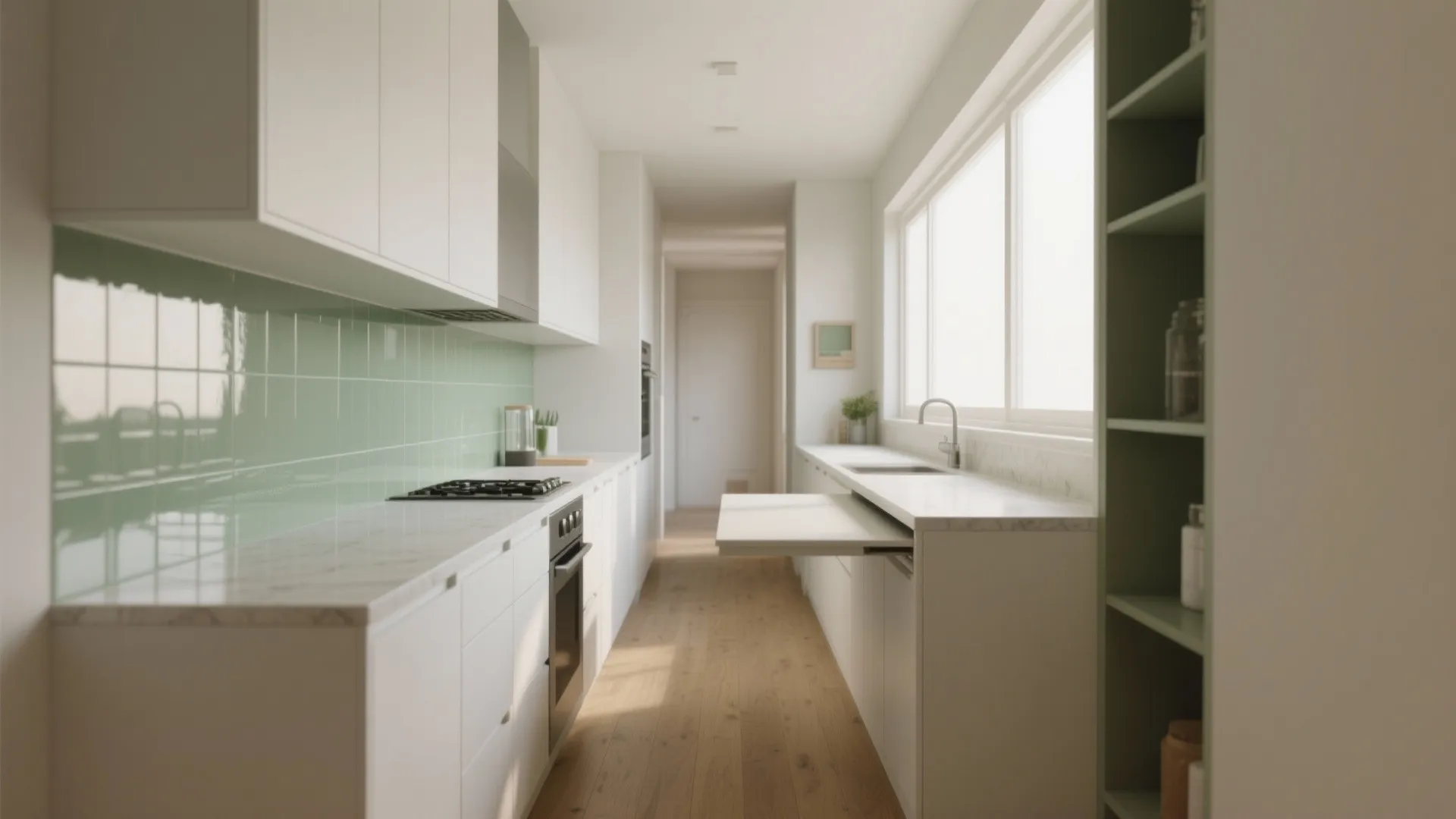 Narrow Kitchen Ideas: 5 Smart Solutions: Clever, budget-friendly tricks to make a galley kitchen feel roomy and work beautifully