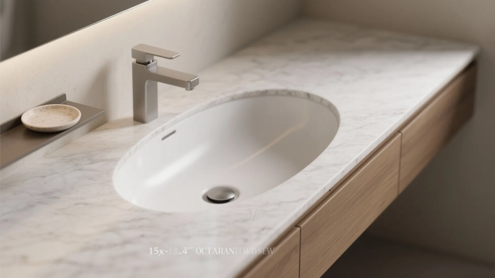 2. Choose a narrow countertop overhang