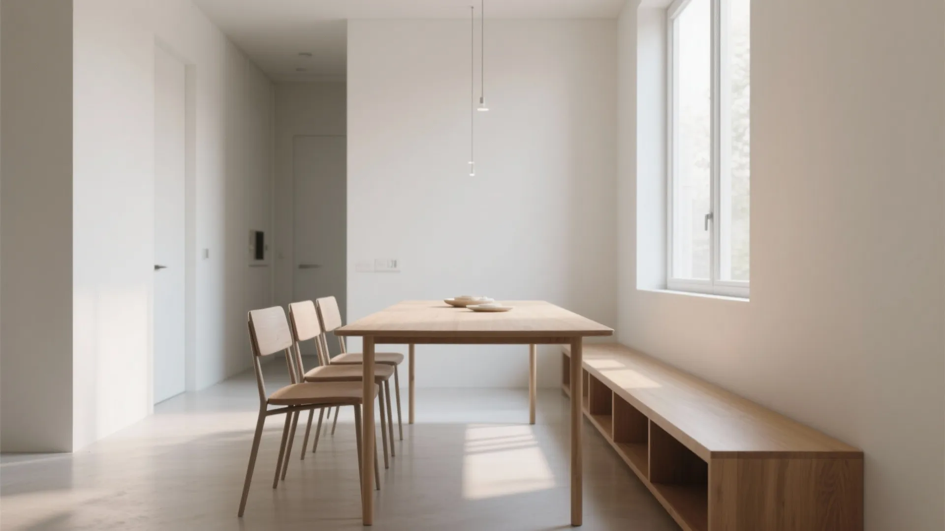 2) Narrow rectangular table (24"–30" / 60–75cm wide)