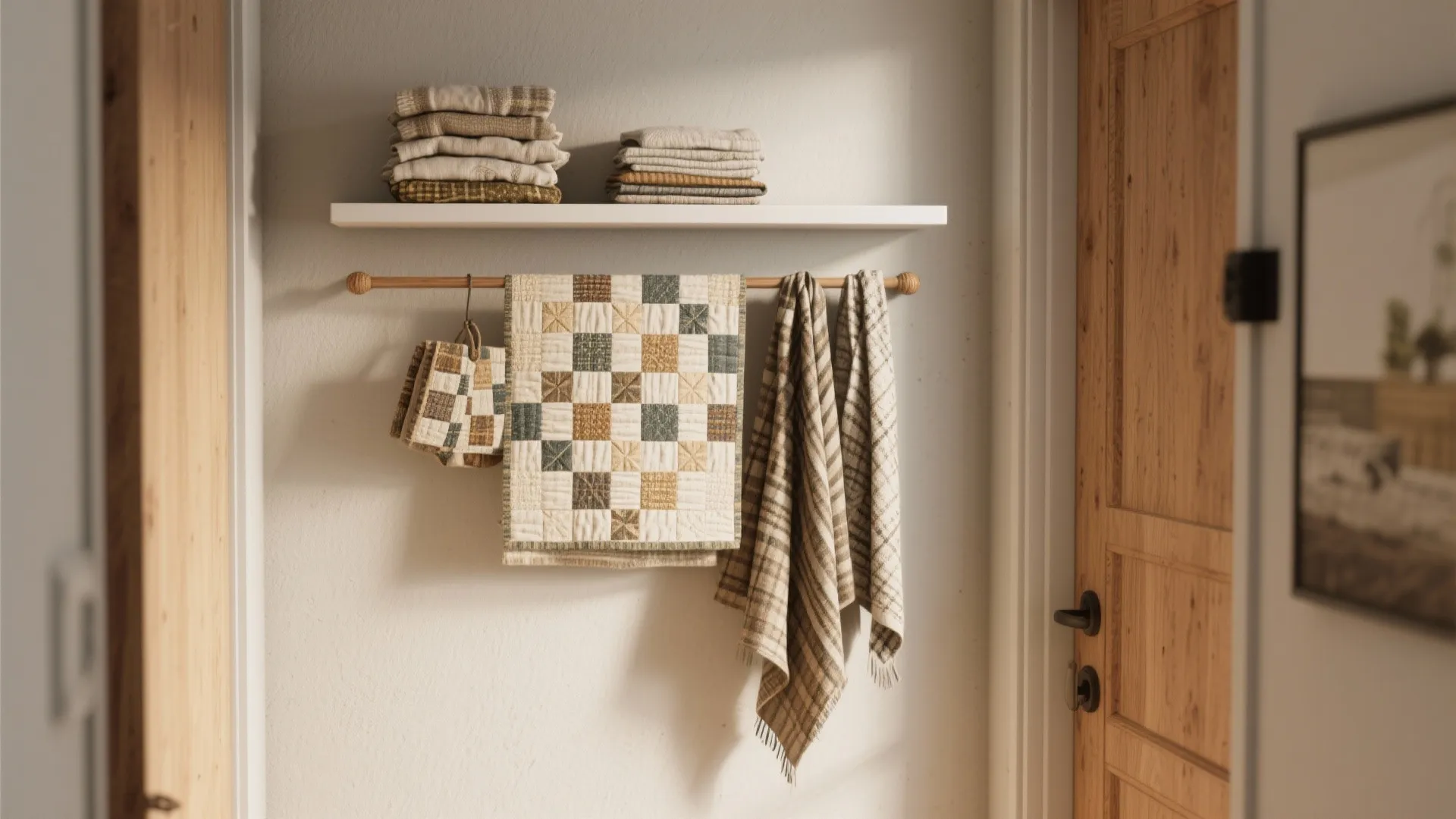 5. Narrow Shelf & Rod Display