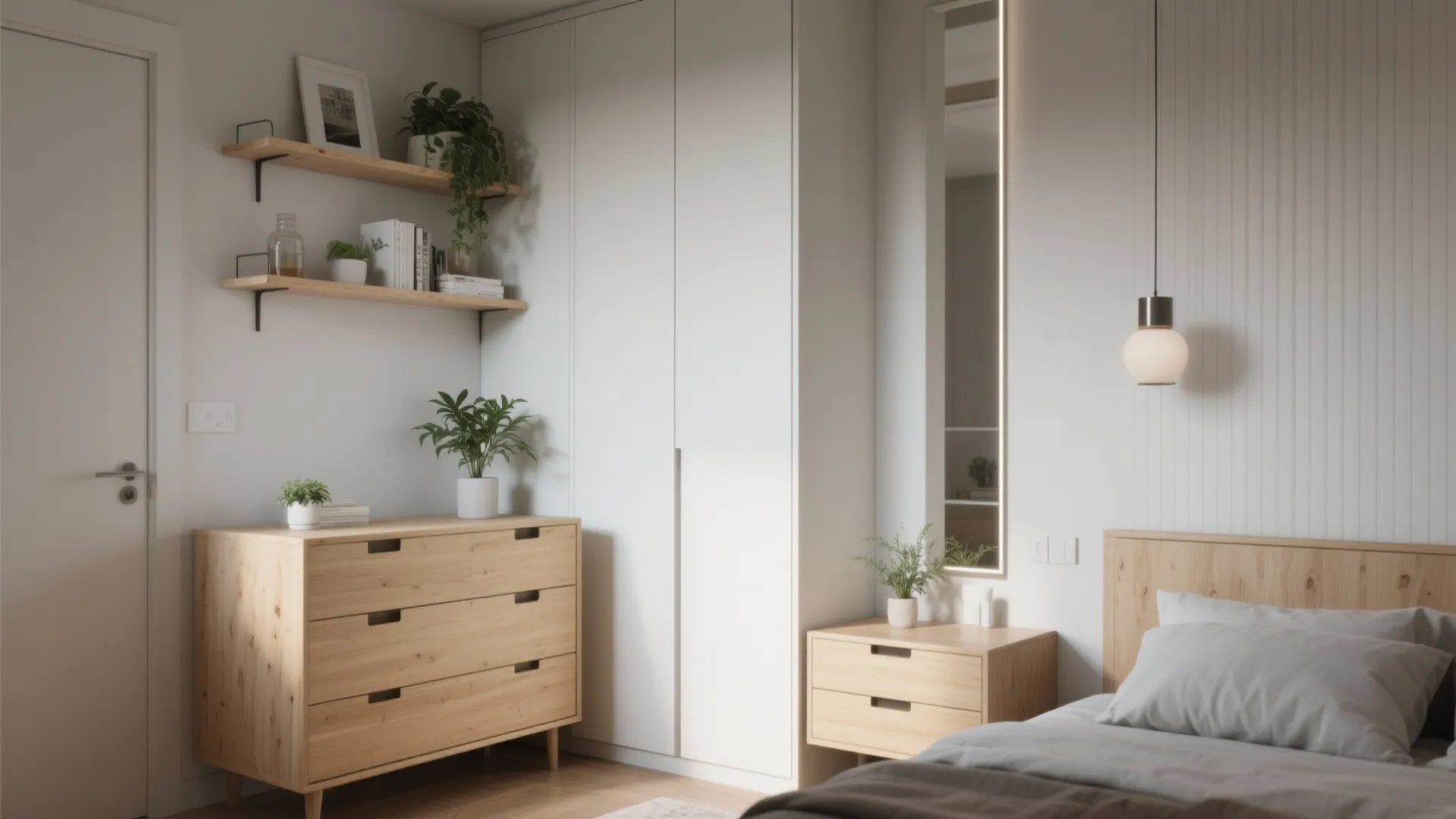 2. Use Narrow, Tall Storage