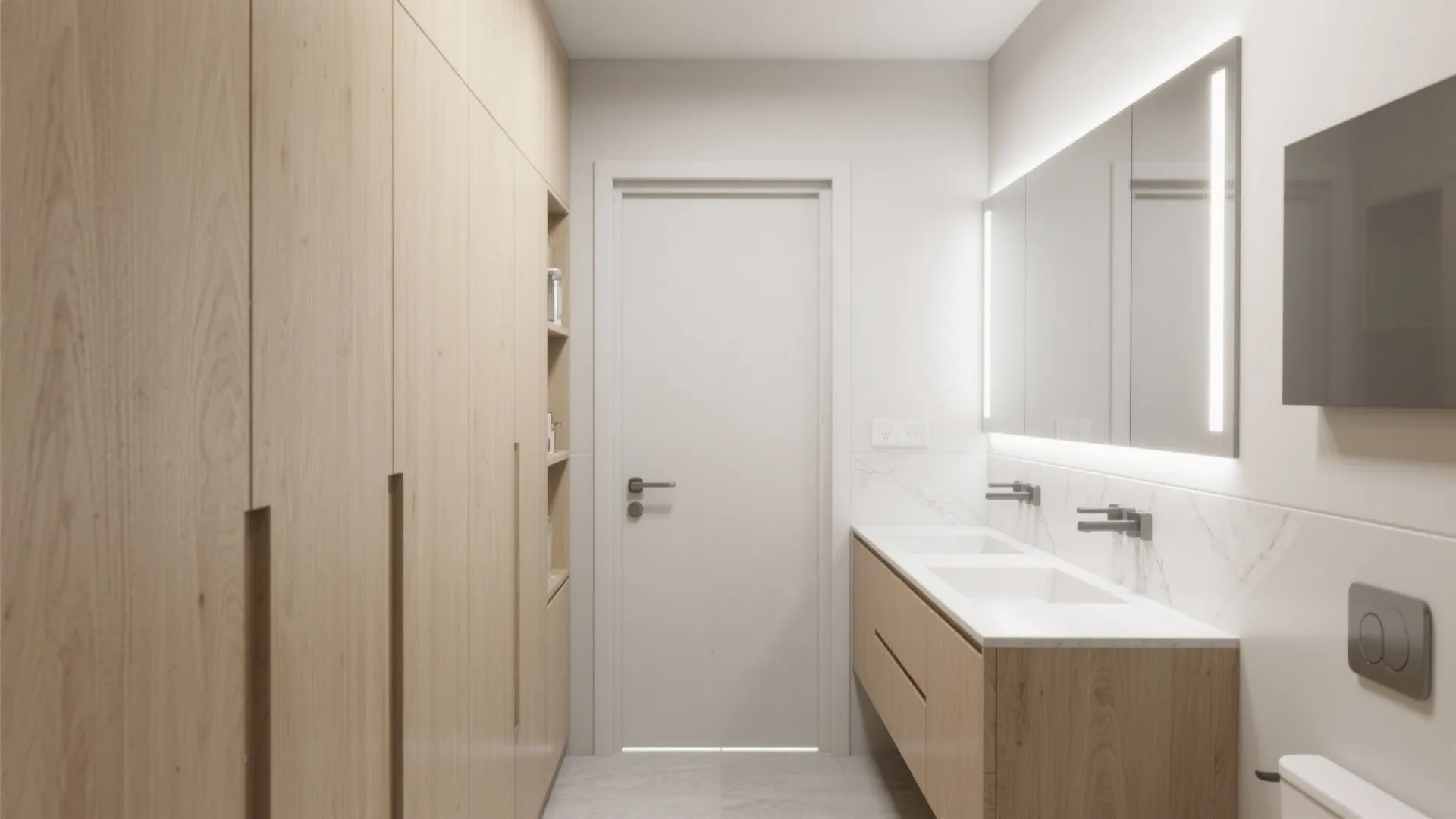 3. Narrow Depth Vanity Units