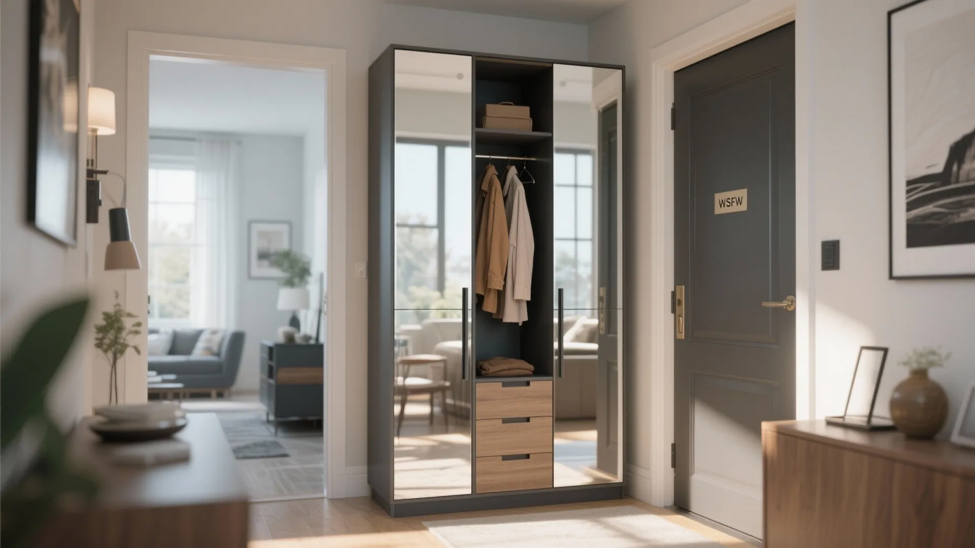 5. Narrow Vertical Cabinets