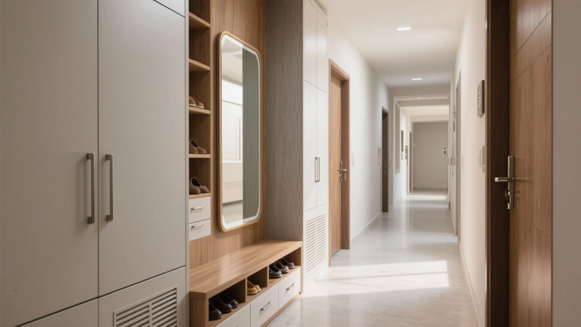 Smart Foyer + Corridor Storage