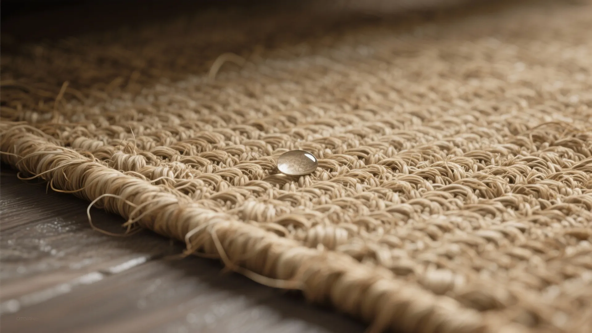 5. Natural fiber rugs with treated finishes