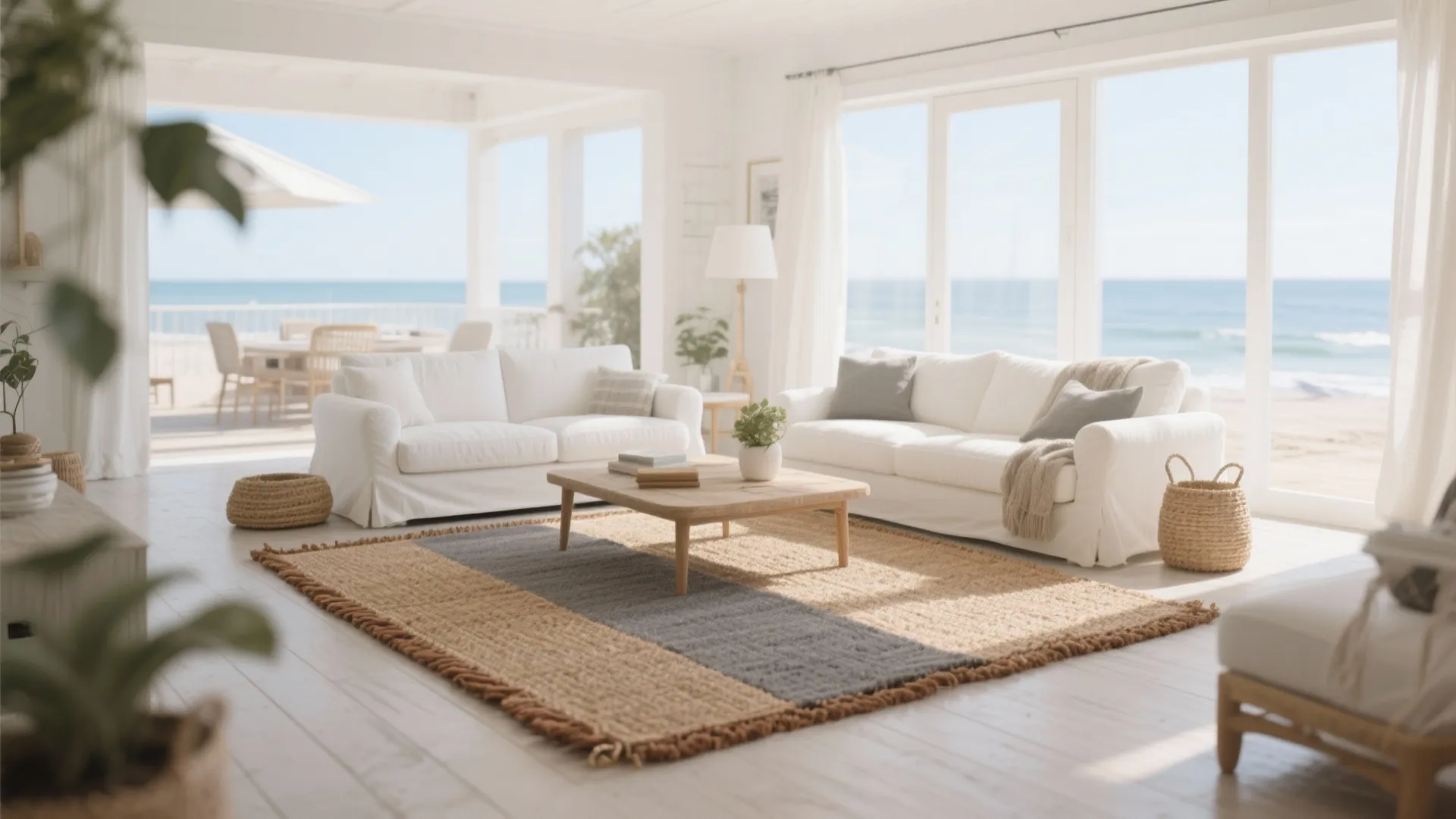 10. Natural fiber base with dyed accents