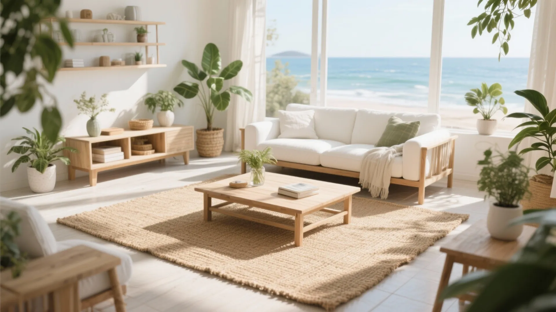 4. Textured Natural Fiber Rugs