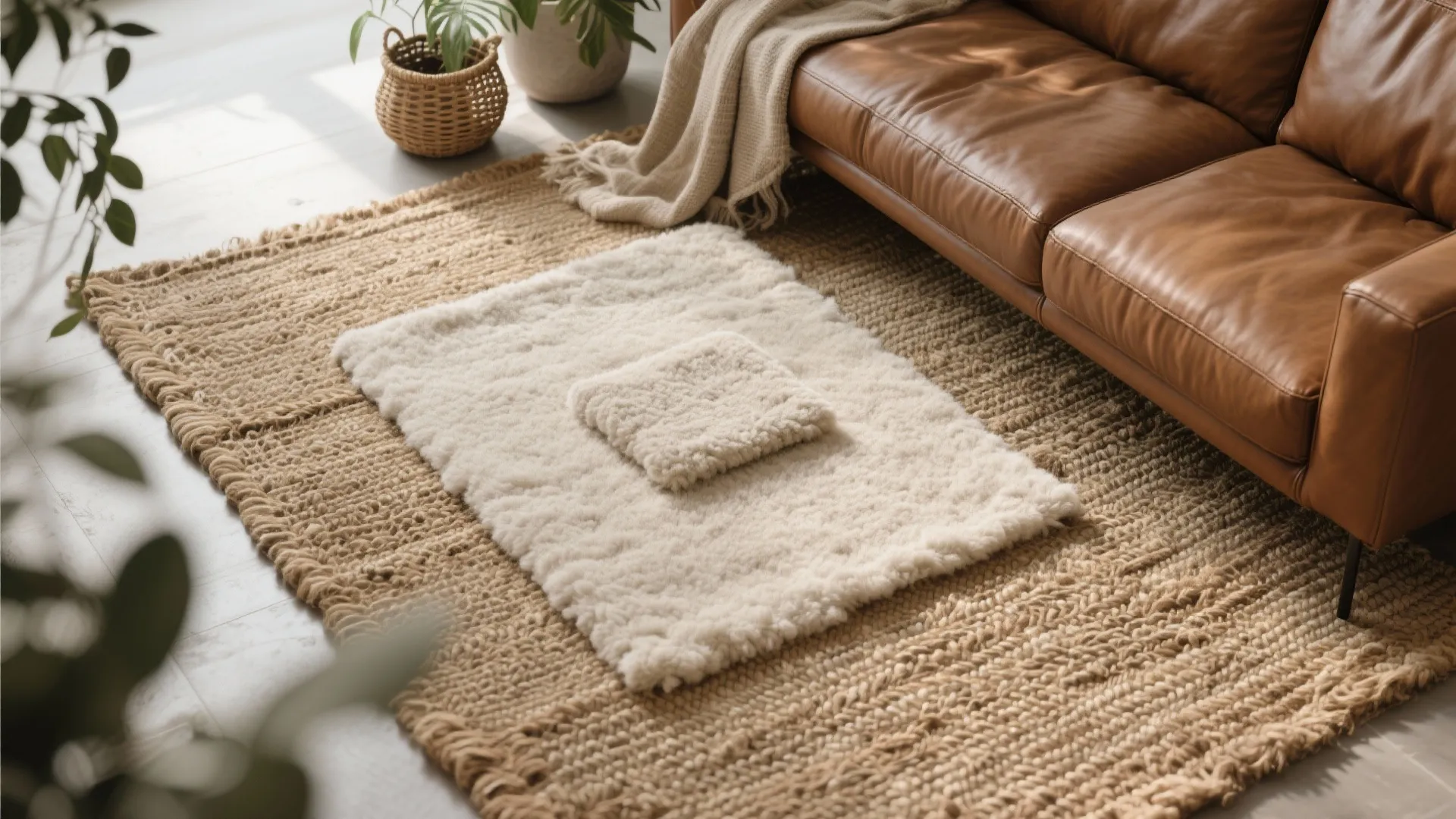 5. Natural Fibers: Jute, Sisal, and Casual Charm