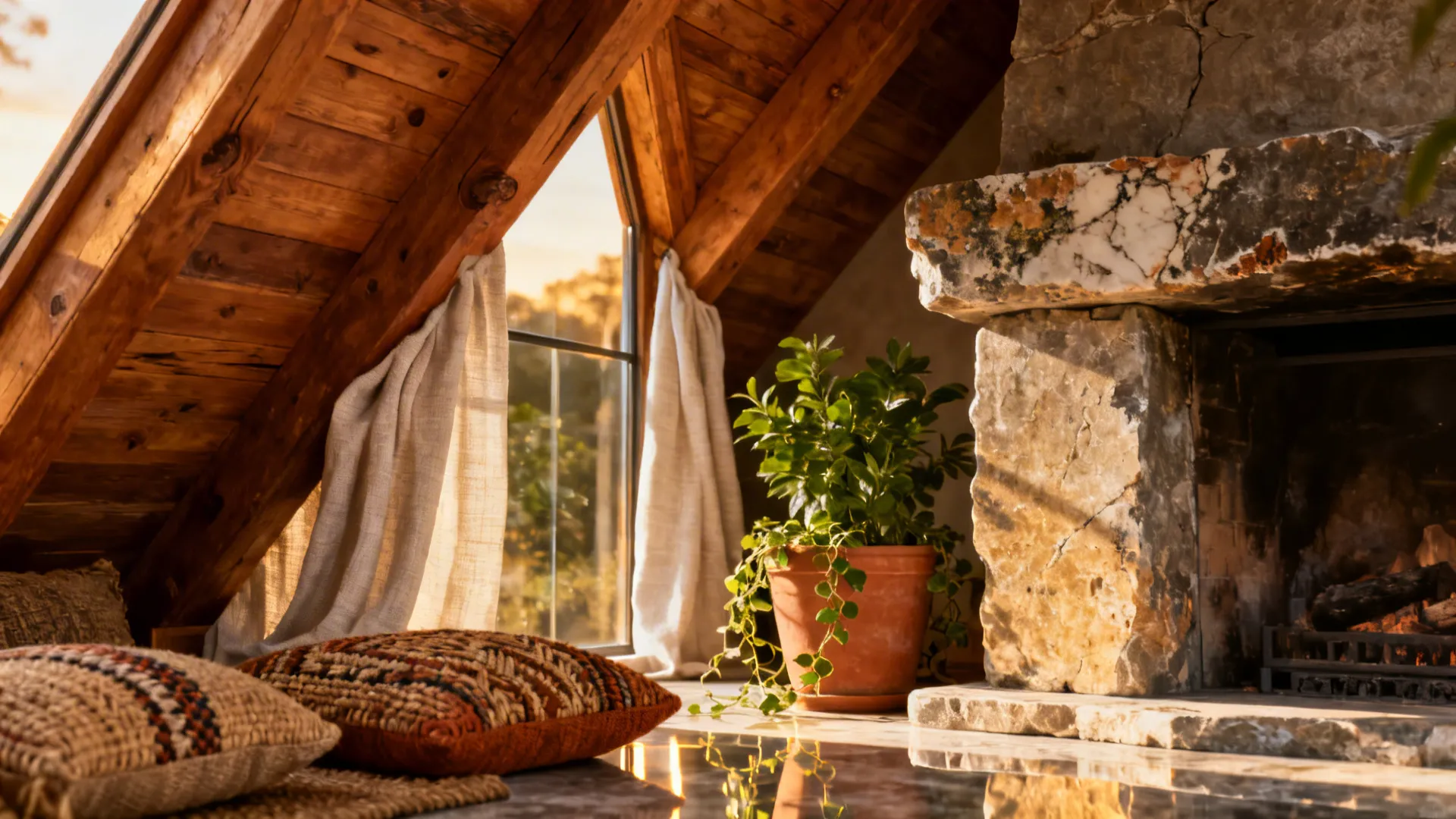 5. Bring the outdoors in with natural finishes