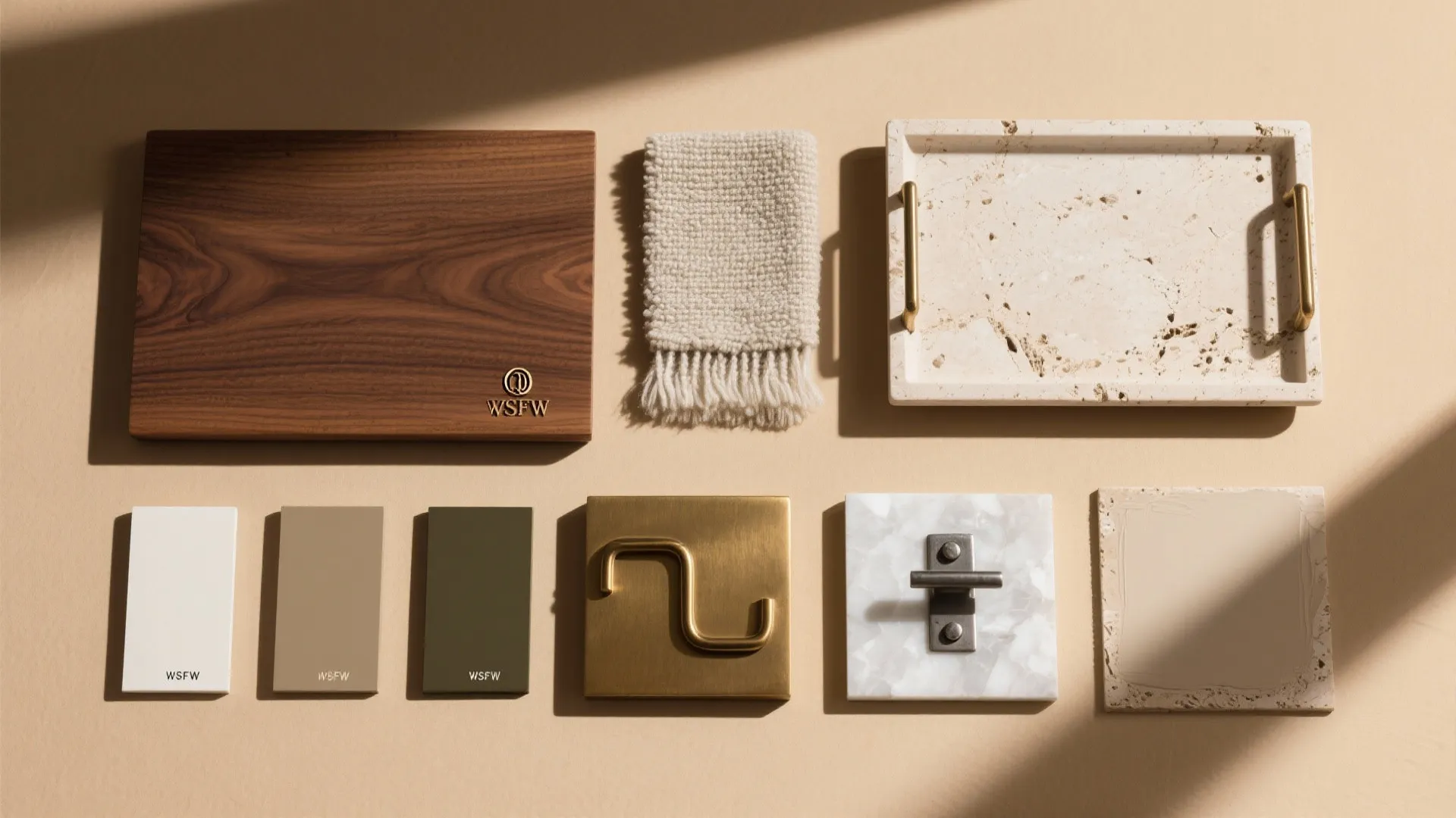 Natural Materials and Warm Wood for Tactile Calm