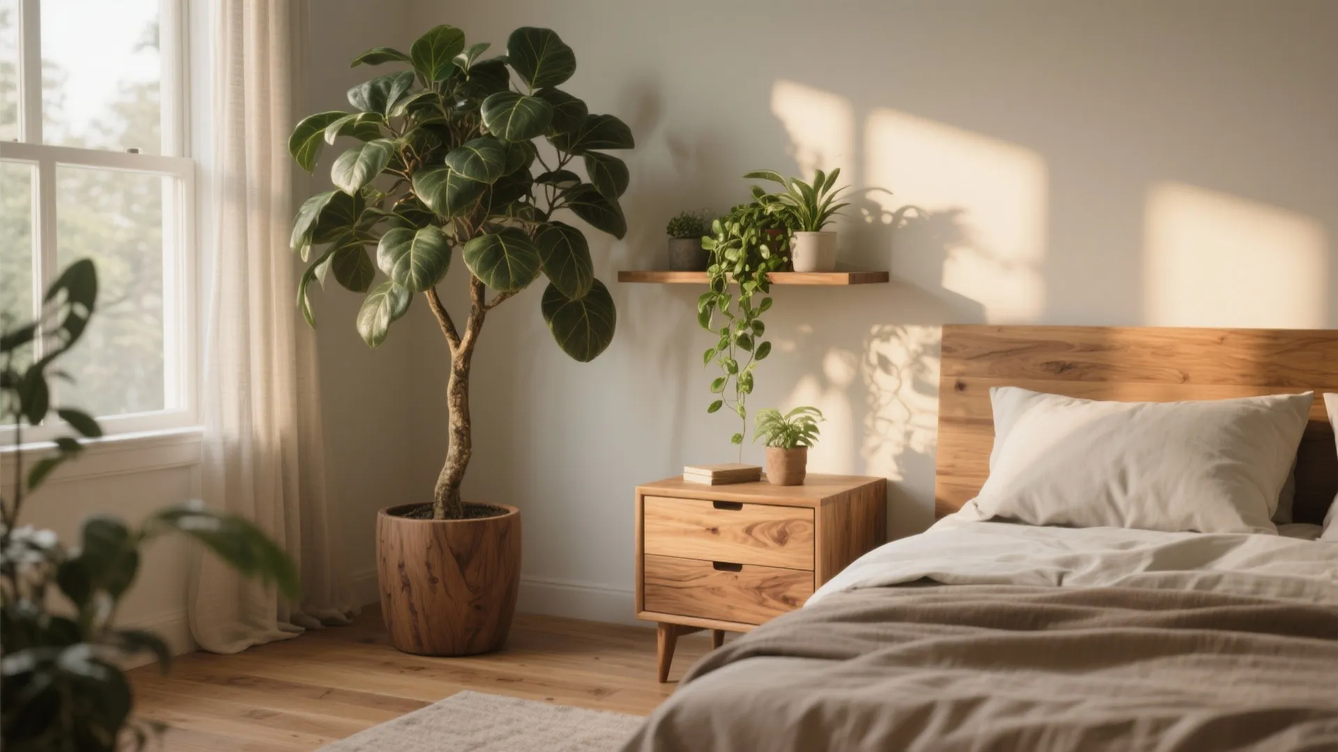Natural materials and plants for health and warmth
