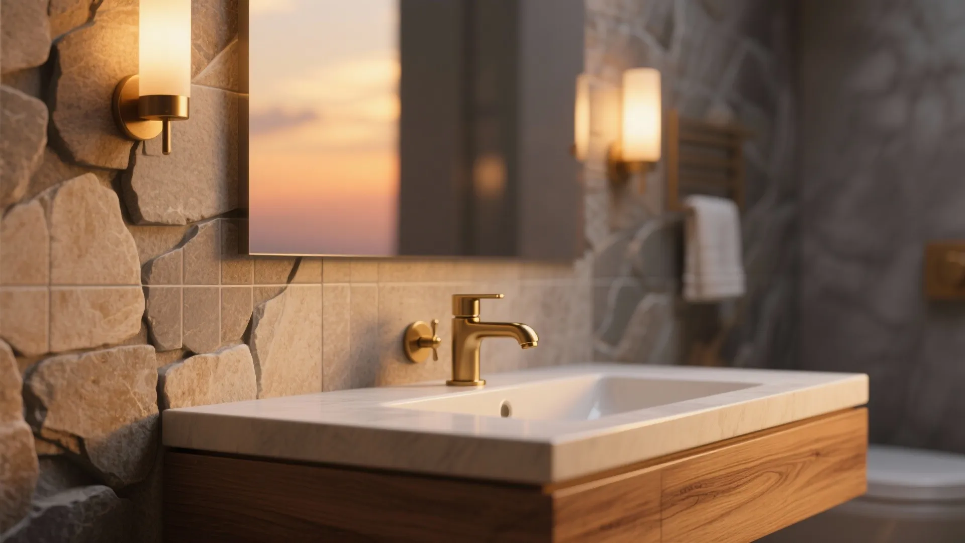 1. Natural Materials and Warm, Layered Lighting