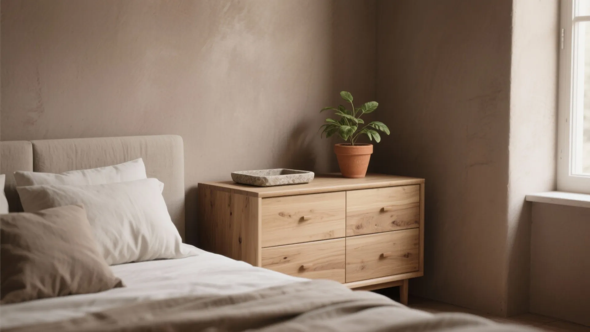 4. Natural materials and greenery