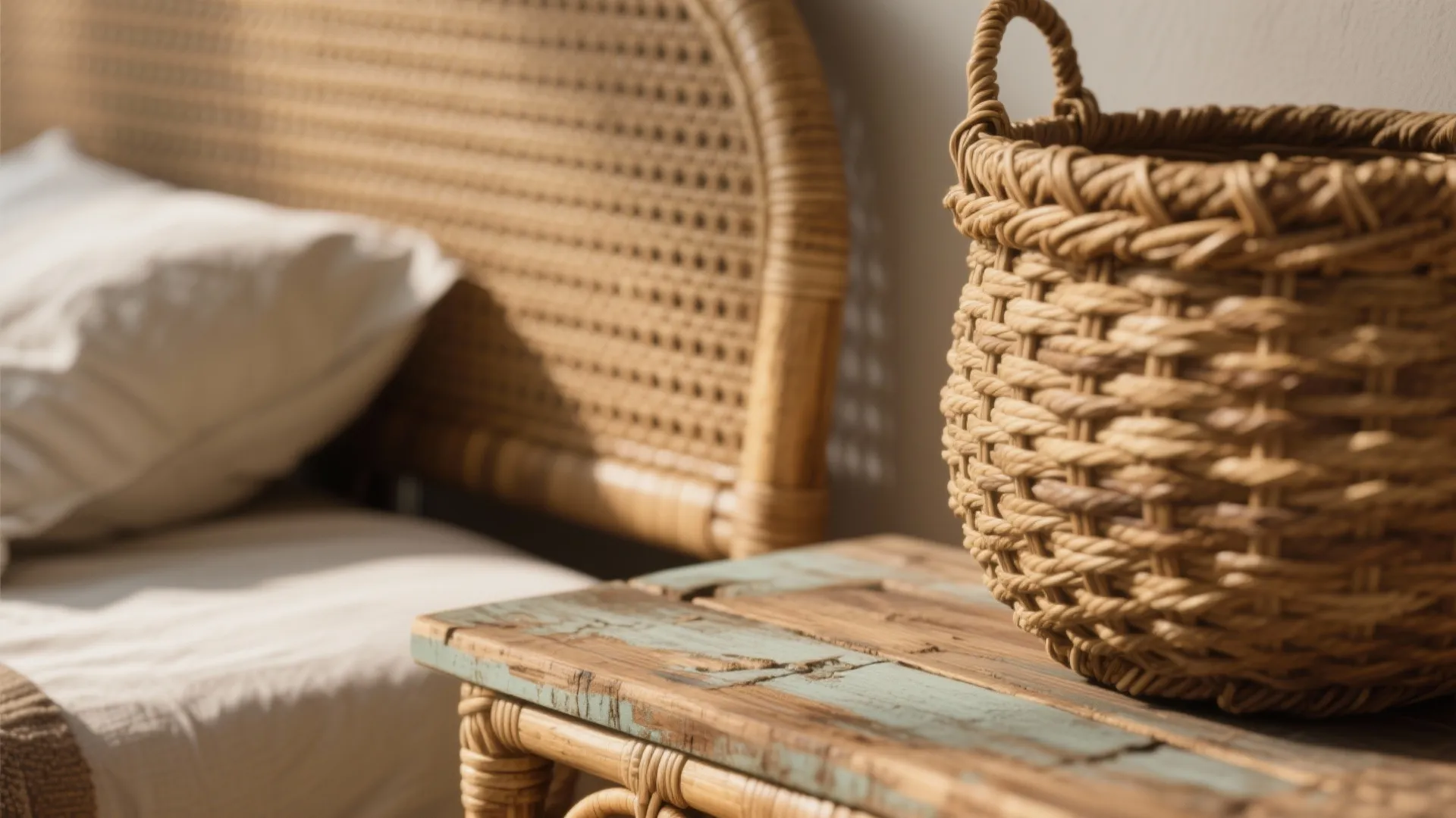 2. Natural Materials: Rattan, Wood, and Woven Details