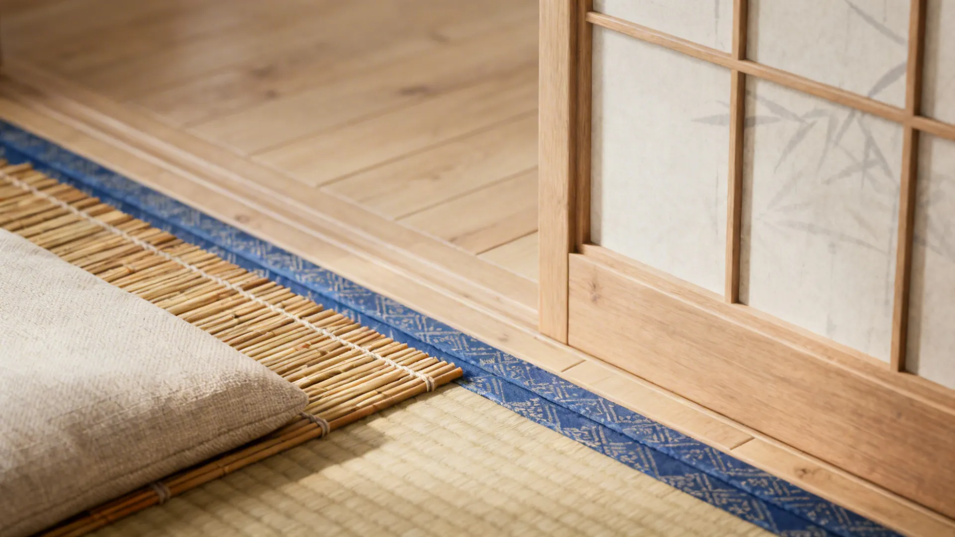 2. Use natural materials and muted colors