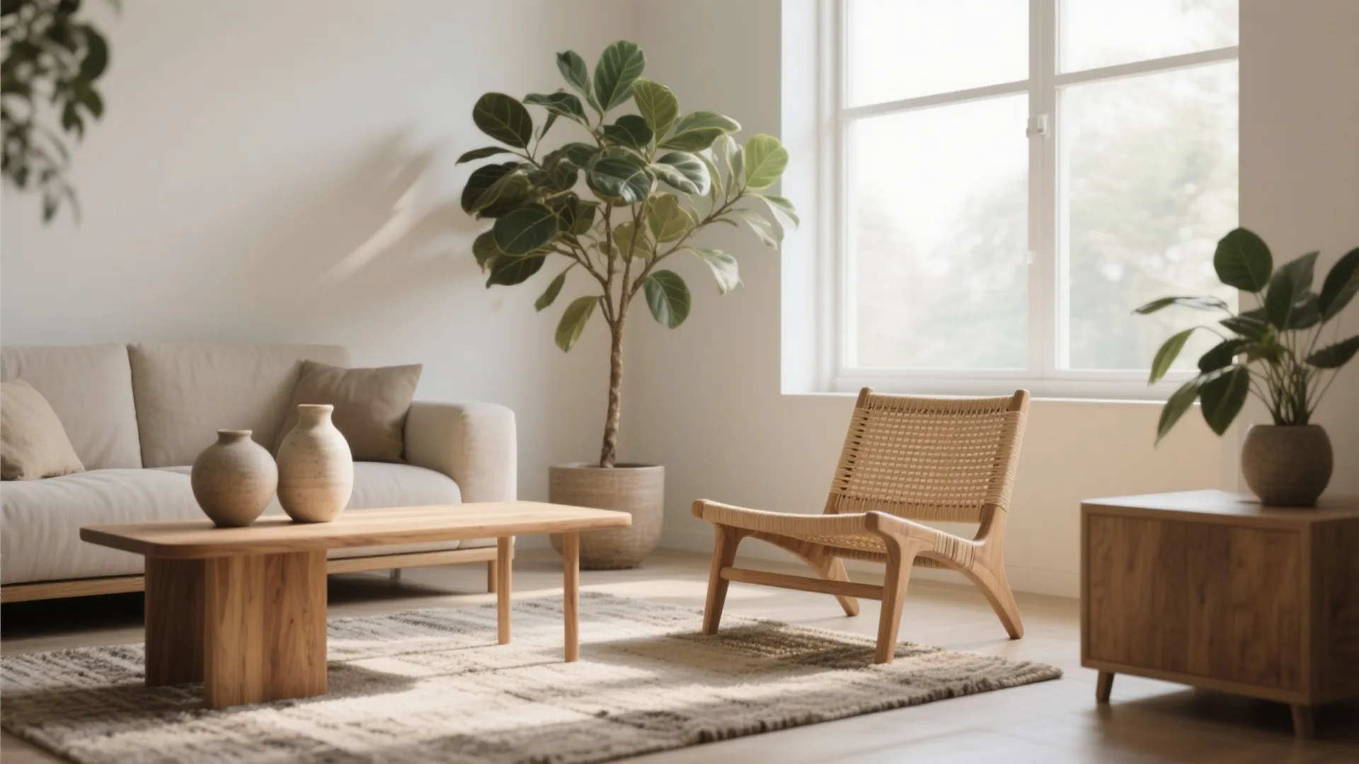 4. Natural Materials and Indoor Greenery