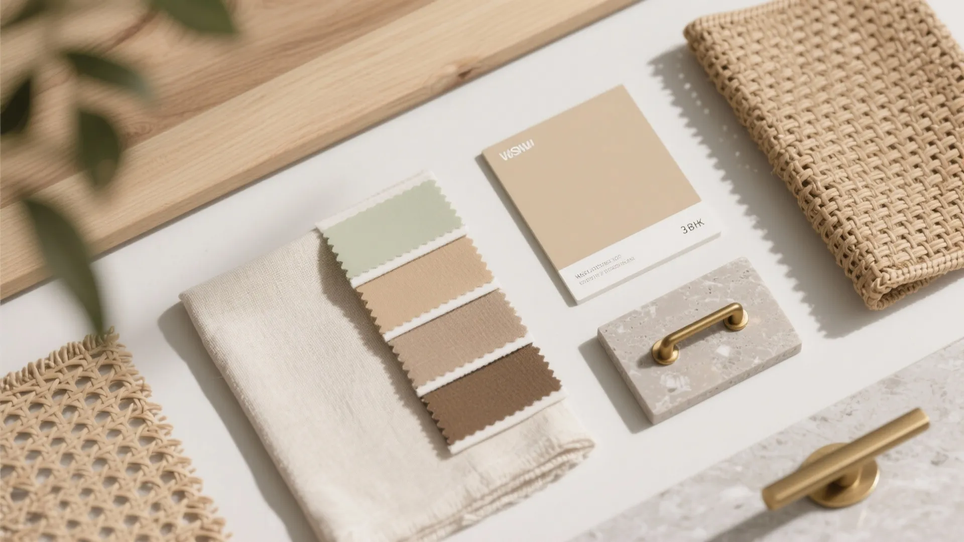 Natural Materials And Calm Color Palettes